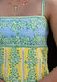 Kashi Dress Chikankari Block Print