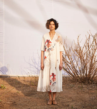 Surfinia Floral Midi Dress