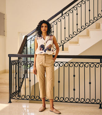 Tailored Straight Pants