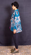 Hydrangea Wool Raglan Jacket