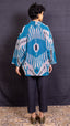 Hydrangea Wool Raglan Jacket