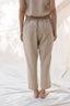 Beige Straight Pants