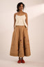 Floral Mocha Skirt