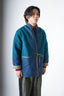Karma Robe - indigo teal patch work Men