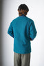 Karma Robe - indigo teal patch work Men