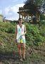 Mango Shorts Multi Color Stripe