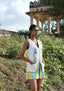Mango Shorts Multi Color Stripe
