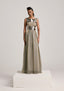 The Metallic Micro Pleated Dress