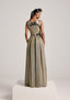 The Metallic Micro Pleated Dress