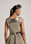 The Metallic Micro Pleated Dress