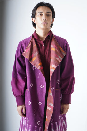 Markalak jacket - Vibrant tie-dye multi patch-work men