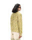 Lime Hand-Blocked Silk Shirt