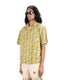 Lime Hand-Blocked Silk Resort Shirt