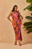 Noor Draped Toga Maxi Dress