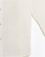 Off White Handspun Linen Long Sleeve Shirt