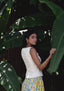 Palash Vest Mango And Crane Embroidery
