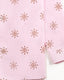 Pink Cotton Block Print Camp Collar Long Sleeve Shirt