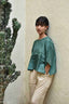 Pleated Top- Green