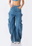 Not Your Usual Baggy Cargo- Blue