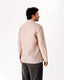 Red Handspun Cotton Stripe Long Sleeve Shirt