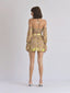 Moana Ruched Bustier & A-Line Mini Skirt Set (Earth)