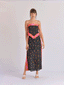 Maui Scarf Bandeau & Scarf Sarong Skirt Set (Black)