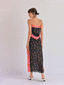 Maui Scarf Bandeau & Scarf Sarong Skirt Set (Black)