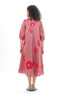 Sakura Bias Button Dress