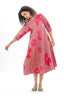 Sakura Bias Button Dress