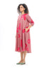 Sakura Bias Button Dress