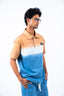 Blue Macchiato Unisex Polo Shirt