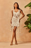 Santorini Floral Cutout Dress