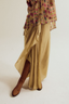 Gulmohar pleated skirt - ecru