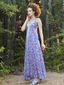 Hyacinth Halter Maxi Dress