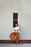 Silk Skirt - Clay