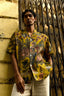 Kalam Shirt - Temple Bells Hand-Painted 'Kalamkari'