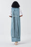 Sleeveless Back Pleat Jacket