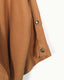 Brown Waffle Half Trench Coat