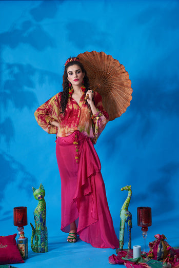 Ferna - Orange /  Pink