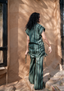 Sunrise Gather Dress - Striped