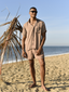 Moon Cactus Cabana Shirt & Shorts Set