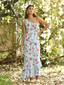 Sky One Shouldered Maxi Dress
