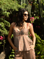 Moon Cactus Peplum Top