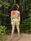 Azlea Patchwork Button Down