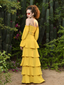 Marigold Ruched Bustier Top & Skirt