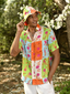 Azlea Patchwork Hawaiian Shirt