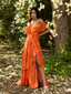 Saffron Ruffled Maxi Dress