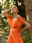 Saffron Ruffled Maxi Dress