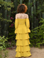 Marigold Ruched Bustier Top & Skirt
