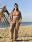 Moon Cactus Beach Button Down & Pants Set